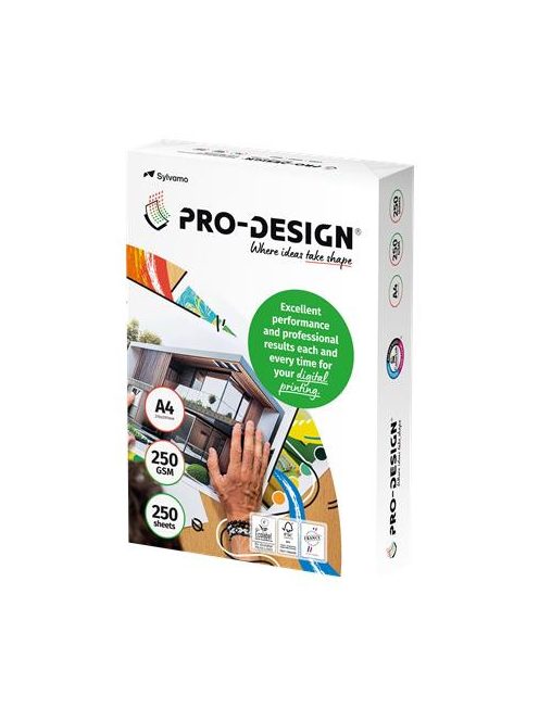 PRO-DESIGN Másolópapír, digitális, A4, 250 g, PRO-DESIGN