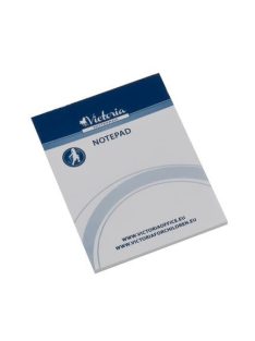   VICTORIA OFFICE Jegyzettömb, A7, 5x50 lap, sima, VICTORIA OFFICE