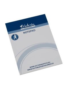   VICTORIA OFFICE Jegyzettömb, A5, 5x50 lap, sima, VICTORIA OFFICE, fehér