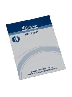   VICTORIA OFFICE Jegyzettömb, A5, 5x50 lap, négyzetrácsos, VICTORIA OFFICE, fehér