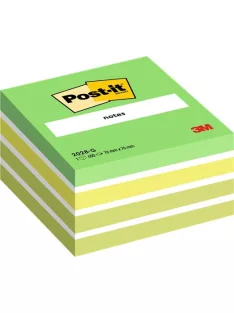  3M POSTIT Öntapadó jegyzettömb, 76x76 mm, 450 lap, 3M POSTIT, aquarell zöld