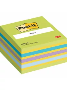   3M POSTIT Öntapadó jegyzettömb, 76x76 mm, 450 lap, 3M POSTIT, lollipop zöld