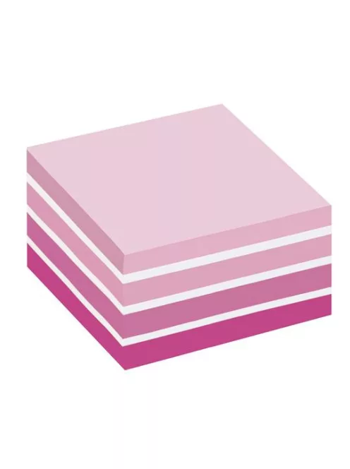 3M POSTIT Öntapadó jegyzettömb, 76x76 mm, 450 lap, 3M POSTIT, aquarell pink
