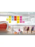 3M POSTIT Öntapadó jegyzettömb, 51x51 mm, 400 lap, 3M POSTIT, ultra színek