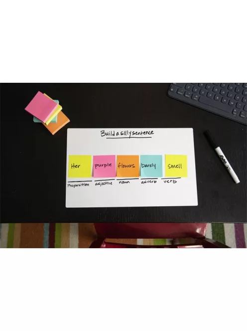 3M POSTIT Öntapadó jegyzettömb, 38x51 mm, 12x100 lap, 3M POSTIT "Beachside", vegyes színek