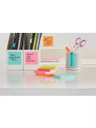 3M POSTIT Öntapadó jegyzettömb, 76x127 mm, 6x100 lap, 3M POSTIT "Beachside", vegyes színek