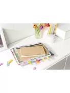 3M POSTIT Jelölőcímke, papír, 4x50 lap, 15x50 mm, 3M POSTIT "Poptimistic", vegyes