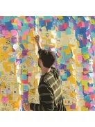 3M POSTIT Öntapadó jegyzettömb, 76x76 mm, 450 lap, 3M POSTIT, vegyes színek