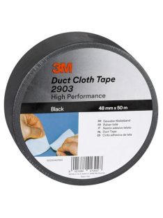   3M SCOTCH Ragasztószalag, vinyl, 48 mm x 50 m, 3M SCOTCH "Duct", fekete