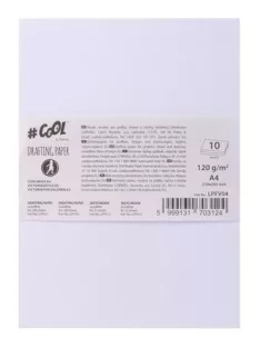   COOL BY VICTORIA Rajzlap, famentes, A4, 120 g/m2, COOL BY VICTORIA