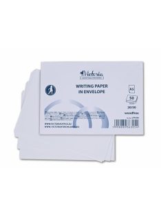   VICTORIA PAPER Írólap, famentes, A5, 20/50, VICTORIA PAPER "Borítékos" 60g