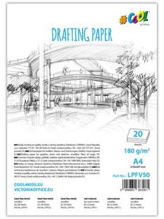   COOL BY VICTORIA Műszaki rajzlap, A4, 20 ív, COOL BY VICTORIA