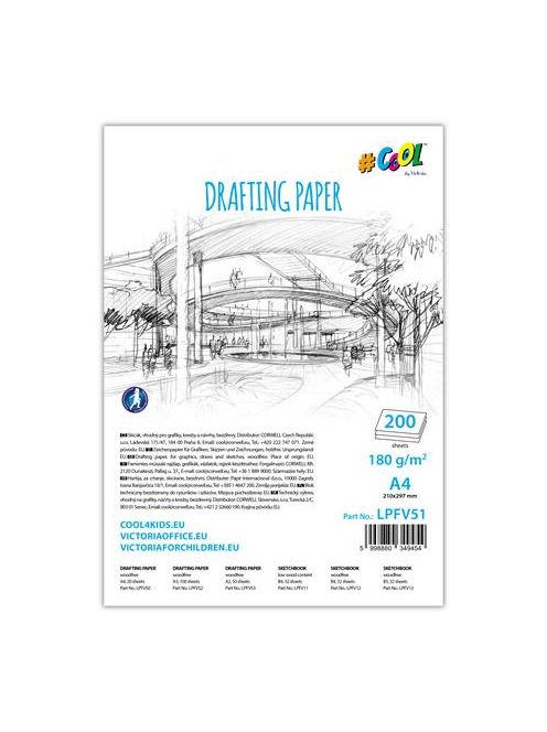 COOL BY VICTORIA Műszaki rajzlap, A4, COOL BY VICTORIA