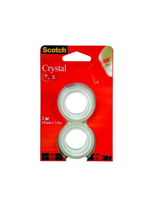 3M SCOTCH Ragasztószalag, 19 mm x 7,5 m, 3M SCOTCH "Crystal"