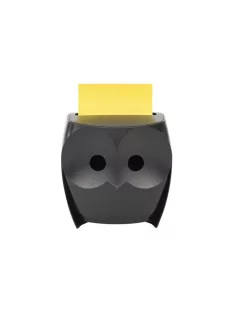   3M POSTIT Jegyzettömb adagoló, "Z", 3M POSTIT "Bagoly", fekete