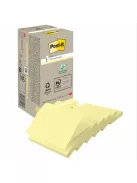 3M POSTIT Öntapadó jegyzettömb, "Z", 76x76 mm, 16x100 lap, környezetbarát, 3M POSTIT, sárga