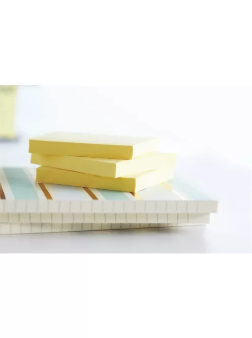 3M POSTIT Öntapadó jegyzettömb, "Z", 76x76 mm, 16x100 lap, környezetbarát, 3M POSTIT, sárga