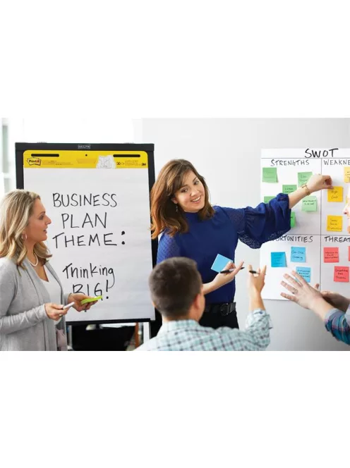 3M POSTIT Öntapadó jegyzettömb, "Z", 76x76 mm, 4+2x90 lap, 3M POSTIT "Carnival", vegyes