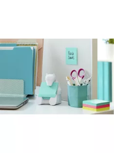   3M POSTIT Jegyzettömb adagoló, "Z", 3M POSTIT, "Jegesmedve", fehér