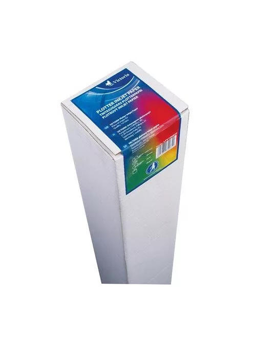 VICTORIA PAPER Plotterpapír, A3, 297 mm x 50 m x 50 mm, 90g, VICTORIA PAPER