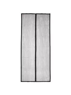   HOME Szúnyogháló, mágneses, ajtóra, 90x210 cm, HOME, fekete