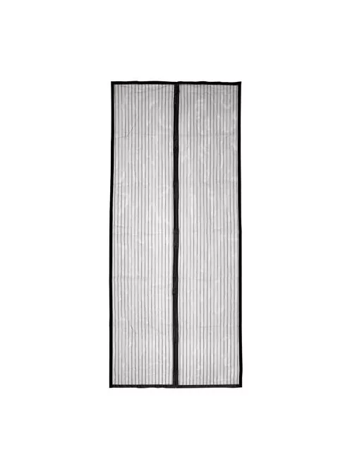 HOME Szúnyogháló, mágneses, ajtóra, 90x210 cm, HOME, fekete