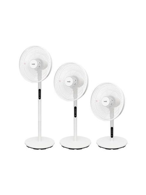 HOME Álló ventilátor, távirányítóval, állítható magasság, 40 cm, 60 W, HOME