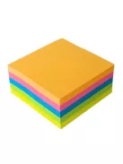 VICTORIA OFFICE Öntapadó jegyzettömb, 50x50 mm, 250 lap, VICTORIA OFFICE, neon