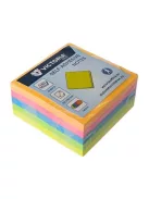 VICTORIA OFFICE Öntapadó jegyzettömb, 50x50 mm, 250 lap, VICTORIA OFFICE, neon