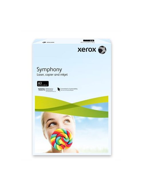 XEROX Másolópapír, színes, A3, 80 g, XEROX "Symphony", világoskék (pasztell)