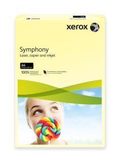   XEROX Másolópapír, színes, A4, 160 g, XEROX "Symphony", világossárga (pasztell)