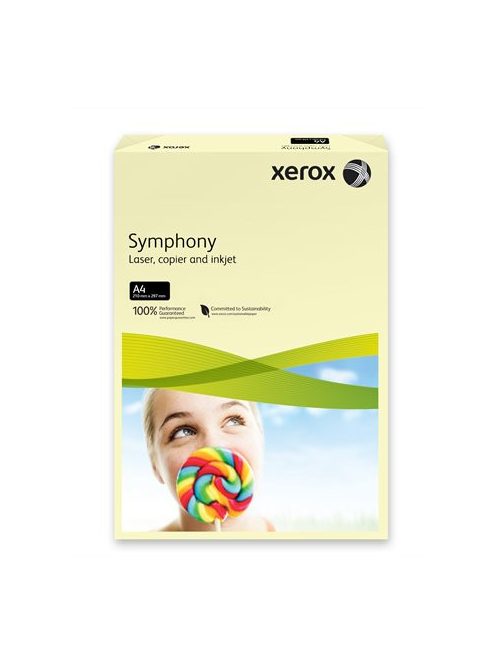 XEROX Másolópapír, színes, A4, 80 g, XEROX "Symphony", csontszín (pasztell)