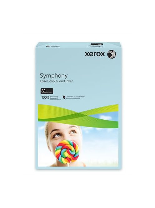 XEROX Másolópapír, színes, A4, 80 g, XEROX "Symphony", kék (közép)