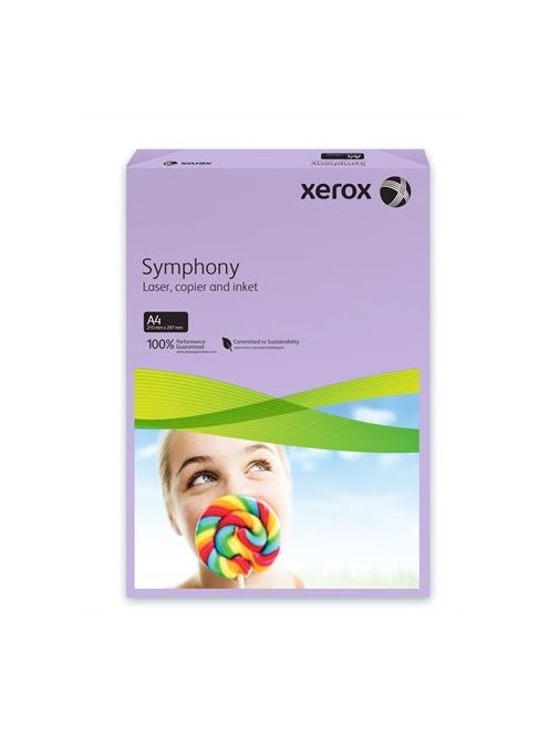 XEROX Másolópapír, színes, A4, 80 g, XEROX "Symphony", lila (közép)
