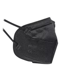 Maszk, FFP2, 5 rétegű, 20 db, fekete