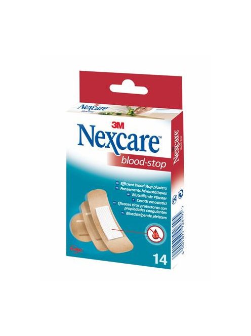 3M Sebtapasz, vérzéscsillapító, 14 db, 3M "Nexcare Blood Stop"