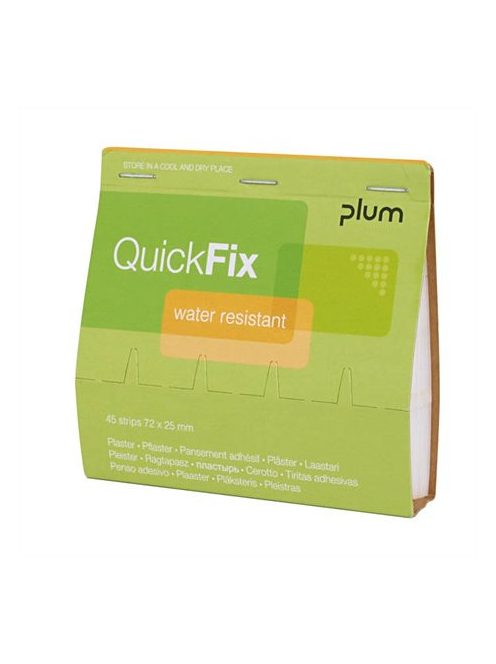 PLUM Sebtapasz utántöltő "Quick Fix", 45 darabos, vízálló, PLUM