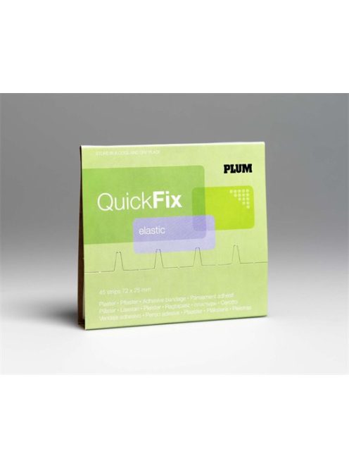 PLUM Sebtapasz utántöltő "Quick Fix",45 darabos, rugalmas textil,  PLUM