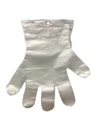 Fóliakesztyű, egyszer használatos, blokkos akasztólyukkal, L méret