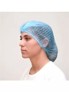 Egészségügyi hajháló, dupla gumis, kék