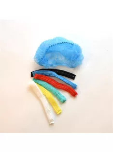 Egészségügyi hajháló, harmonika forma, fehér