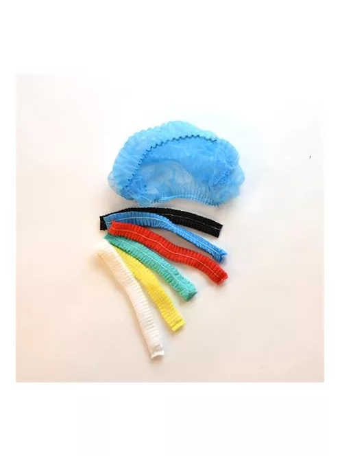 Egészségügyi hajháló, harmonika forma, piros