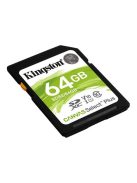 KINGSTON Memóriakártya, SDXC, 64GB, CL10/UHS-I/U1/V10, KINGSTON "Canvas Select Plus"