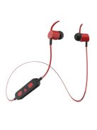 MAXELL Fülhallgató, vezeték nélküli, Bluetooth 5.1, mikrofonnal, MAXELL "Solid", piros