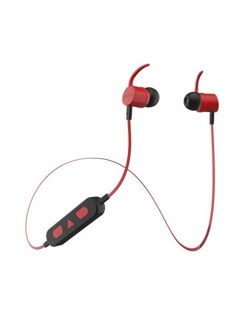 MAXELL Fülhallgató, vezeték nélküli, Bluetooth 5.1, mikrofonnal, MAXELL "Solid", piros