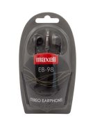 MAXELL Fülhallgató, MAXELL "Ear Buds 98", fekete