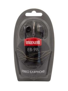 MAXELL Fülhallgató, MAXELL "Ear Buds 98", fekete