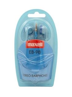 MAXELL Fülhallgató, MAXELL "Ear Buds 98", kék