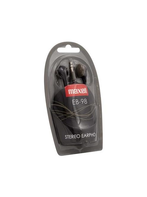 MAXELL Fülhallgató, MAXELL "Ear Buds 98", fekete