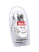 MAXELL Fülhallgató, MAXELL "Ear Buds 98", fehér